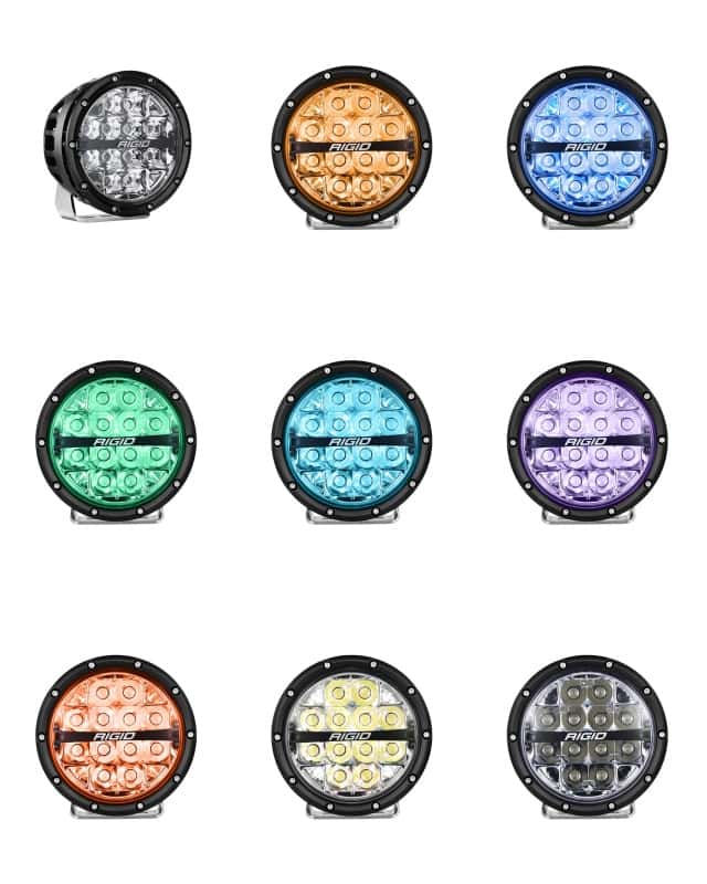 Rigid Industries — Rigid Industries 360-Series 6in LED Off-Road Spot Beam - RGBW
RGBW LED LAMP - view 3