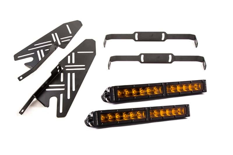 Diode Dynamics — Diode Dynamics 17-19 Ford Raptor SS Fog Kit 12.0 In - Amber Driving - view 1