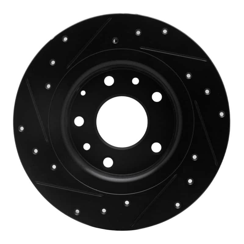 R1 Concepts — R1 16-18 Mazda CX-3 Rear Right Drilled & Slotted Black Brake Rotor
R1 Brake Rotor Drill - view 5