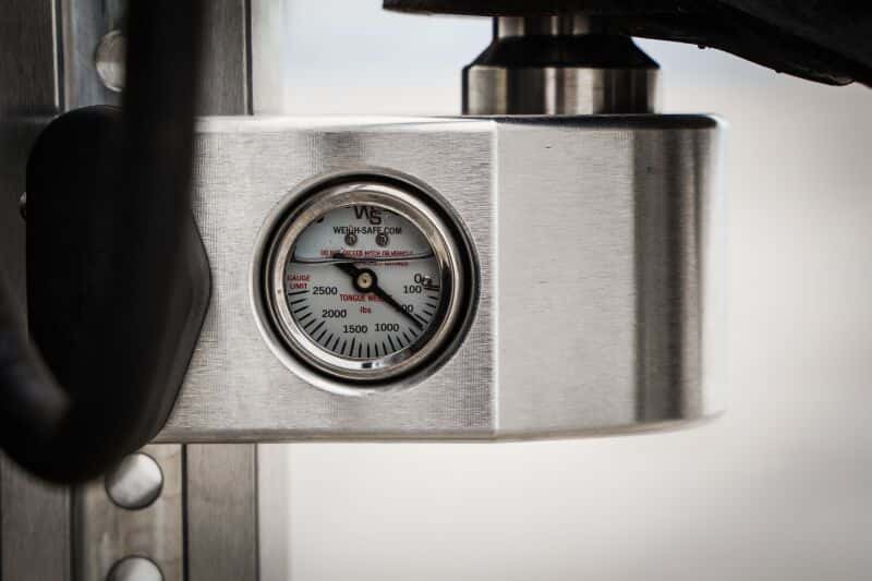 Weigh Safe — Weigh Safe 6in Drop Hitch w/Built-in Scale & 3in Shank (10K/21K GTWR) w/WS05 - Aluminum - view 3
