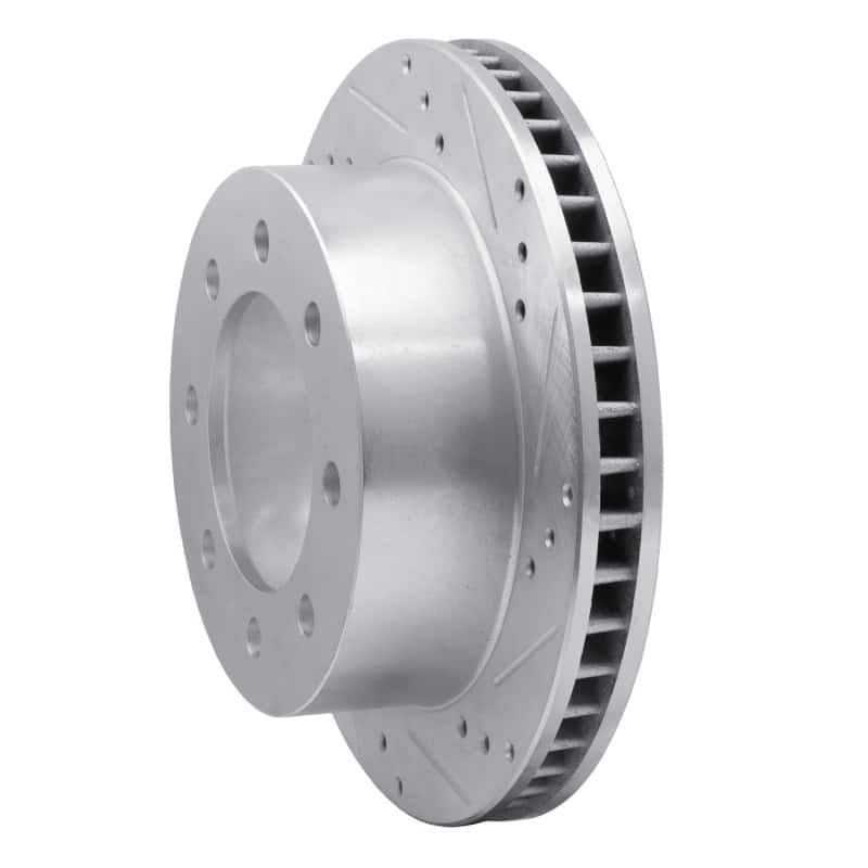 R1 Concepts — R1 00-02 Dodge Ram 3500 Front Right Drilled & Slotted Silver Brake Rotor
R1 Brake Rotor Drill - view 2