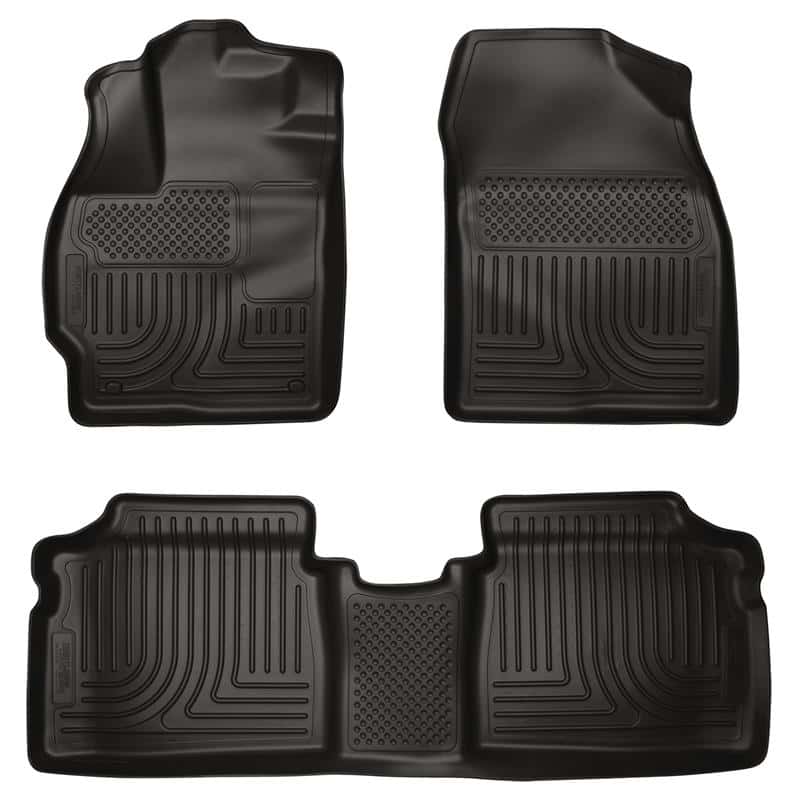Husky Liners — Husky Liners 10-12 Toyota Prius WeatherBeater Combo Black Floor Liners
Floor Liners - view 2