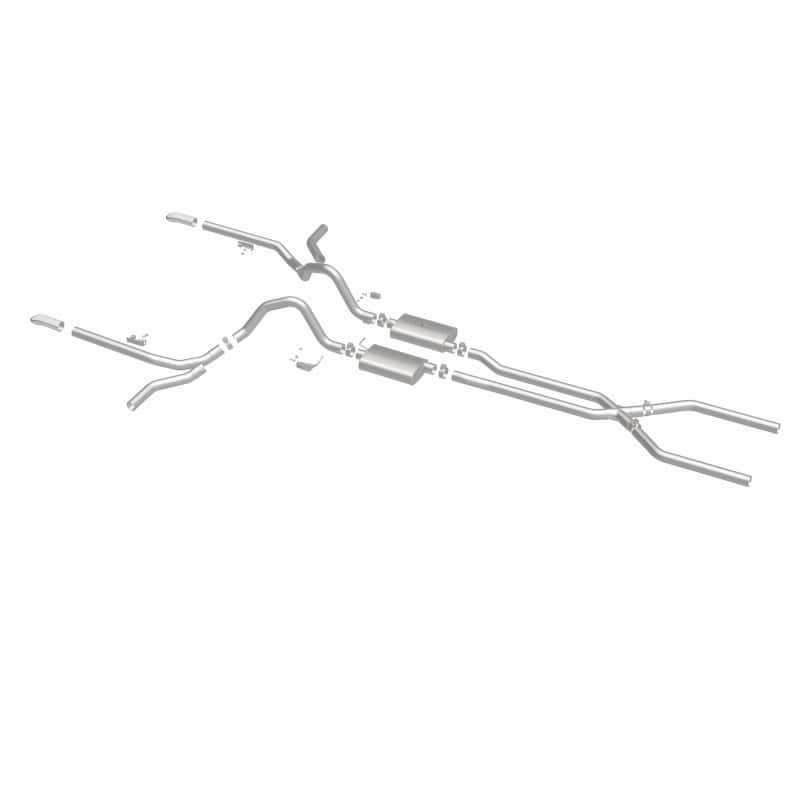 Magnaflow — MagnaFlow 65-68 Chevy Impala All V8 Multiple Exit Options Crossmember-Back Perf Exhaust
Crossmember-Back
Cat-Back - view 32