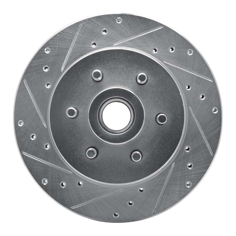 R1 Concepts — R1 93-96 Dodge DAKOTA RWD Front Left Drilled & Slotted Silver Brake Rotor
R1 Brake Rotor Drill - view 1