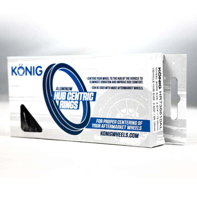 Konig — Konig Aluminum Hub Ring Set (4pcs) - 73.1mm O.D. / 66.1mm I.D. - view 2