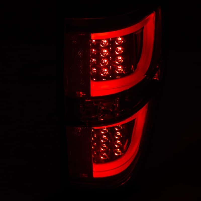 ANZO — ANZO 2009-2013 Ford F-150 LED Taillights Chrome
TailLightSet - view 4