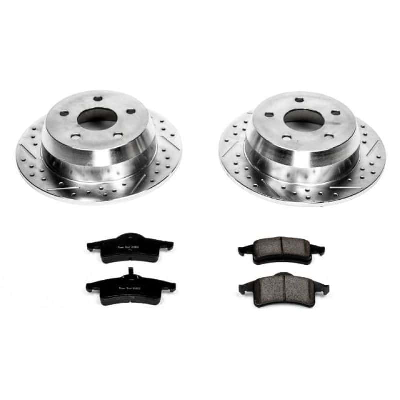 PowerStop — Power Stop 99-04 Jeep Grand Cherokee Rear Z23 Evolution Sport Brake Kit - view 1