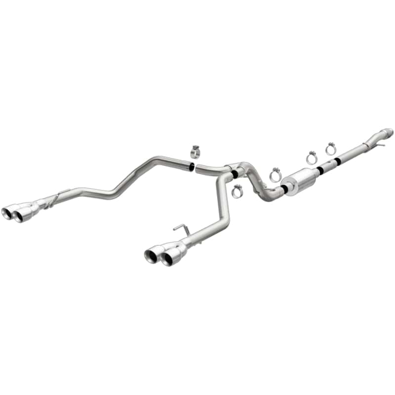 Magnaflow — MagnaFlow 2019 Chevy Silverado 1500 V8 5.3L Street Series Quad Split Rear Exhaust w/ Polished Tips
Cat-Back - view 1