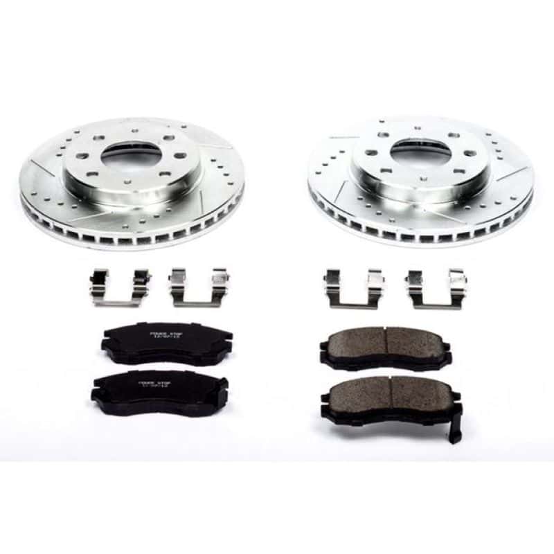PowerStop — Power Stop 93-95 Eagle Summit Front Z23 Evolution Sport Brake Kit - view 1