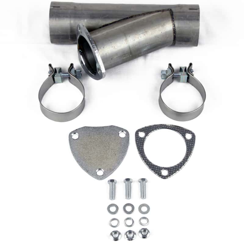 Granatelli Motor Sports — Granatelli 5.0in Aluminized Mild Steel Manual Exhaust Cutout w/Slip Fit/Band Clamp
Exhaust Cut-Out - view 1