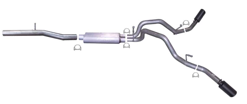 Gibson — Gibson 14-18 GMC Sierra 1500 Denali 6.2L 3.5in/2.25in Cat-Back Dual Extreme Exhaust - Black Elite
Truck/Suv - view 1
