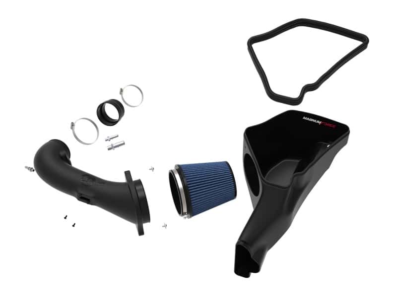 aFe — aFe Magnum FORCE Stage-2 Pro 5R Cold Air Intake System 15-17 Ford Mustang GT V8-5.0L
Magnum FORCE Intake - view 2