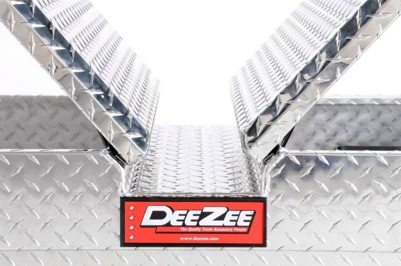 Dee Zee — Dee Zee Universal Tool Box - Red Crossover - Double BT Alum Mid Size
ToolBxTrkBedRTR - view 2