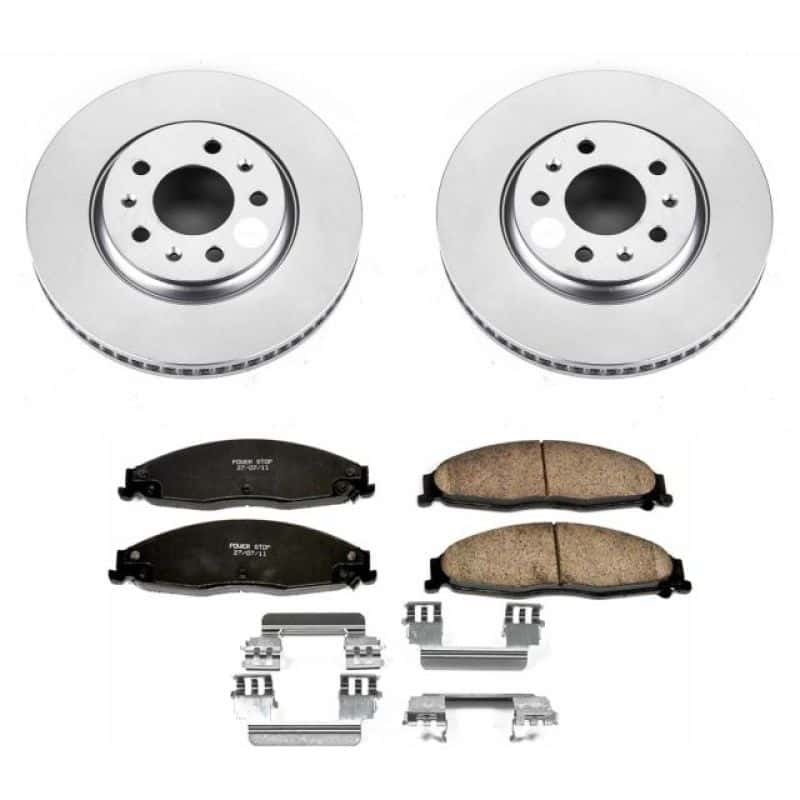 PowerStop — Power Stop 03-05 Cadillac CTS Front Z17 Evolution Geomet Coated Brake Kit - view 1