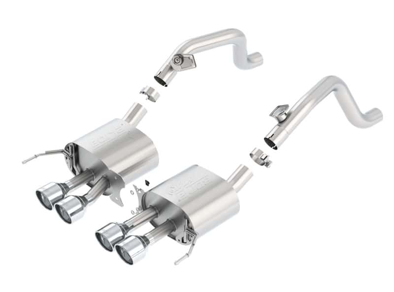 Borla — Borla 14-15 Chevy Corvette C7 w/o AFM w/o NPP Atak Rear Section Exhaust Quad Rd RL Tips
Axle-Back System
ExhstSysKt - view 1