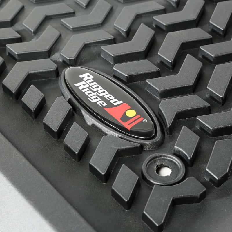 Rugged Ridge — Rugged Ridge Floor Liner Front Black 2015-2020 Ford F-150 / Raptor / Extended / Super Crew Cab
Terrain Floor Liner
Floor Mat Set - view 3