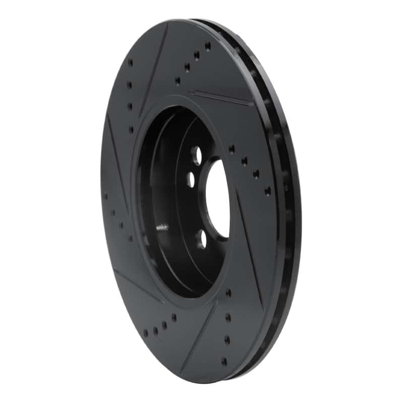 R1 Concepts — R1 07-15 Mini Cooper (Excl Clubman) Front Right Drilled & Slotted Black Brake Rotor
R1 Brake Rotor Drill - view 4