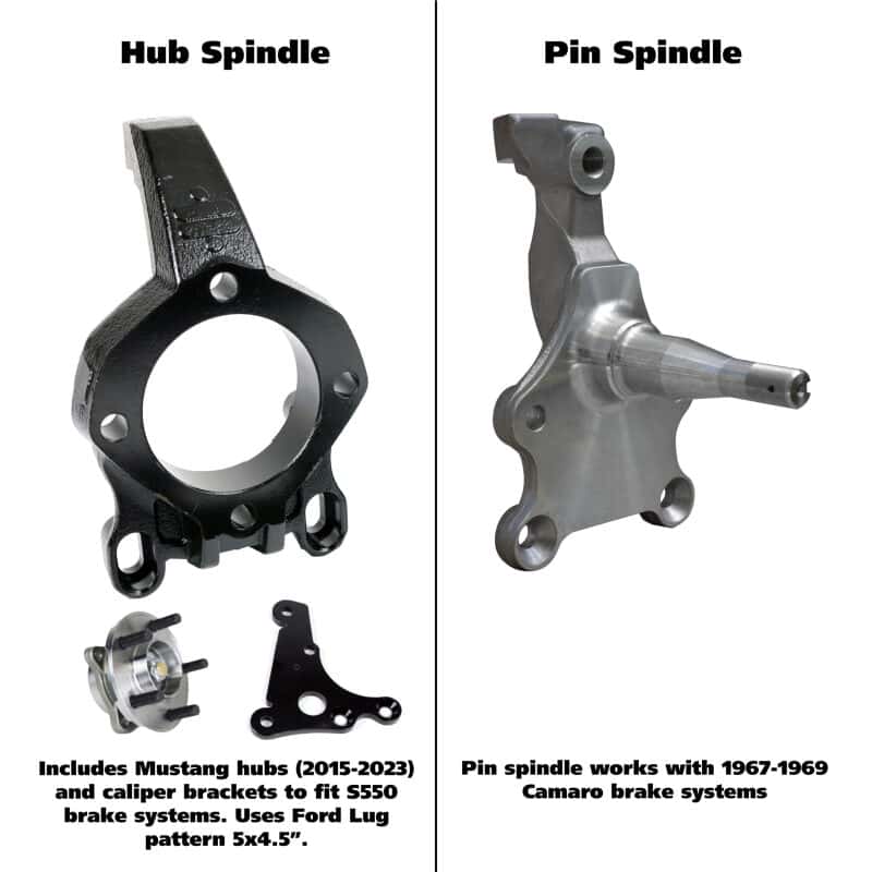 Ridetech — Ridetech 70-81 Chevrolet Camaro / Pontiac Firebird (2nd Gen) Front Perf. Subframe w/ Hub Spindle
Subframe, 70-81 Cam - view 2