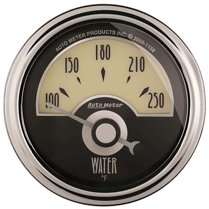 AutoMeter — AutoMeter Gauge Water Temp 2-1/16in. 250 Deg. F Elec Cruiser Ad
GA 2" WTEMP ELEC CAD - view 2