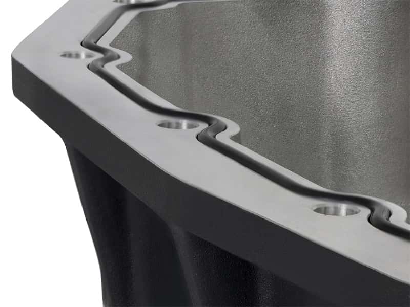 aFe — AFE Pro Series Engine Oil Pan Black w/Machined Fins; 11-16 Ford Powerstroke V8-6.7L (td)
Engine Oil Pan - view 5