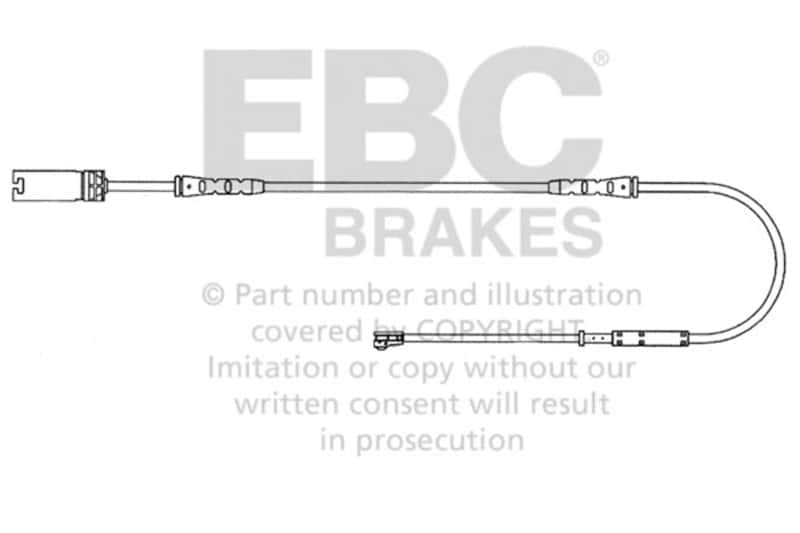 EBC — EBC 2010-2013 BMW 128 3.0L Front Wear Leads
DscBrkPadWrSnsr - view 1