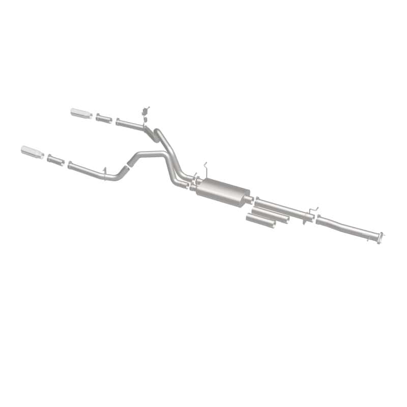 Magnaflow — MagnaFlow Stainless Cat-Back Exhaust 2015 Chevy Silverado 2500HD 6.0L Dual Split Rear Exit 4in
Cat-Back - view 10