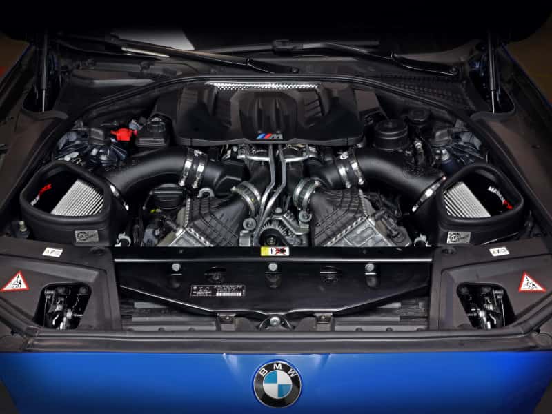 aFe — aFe POWER Magnum FORCE Stage-2 Pro DRY S Cold Air Intake System 12-19 BMW M5 (F10) / M6 (F12/13)
Magnum FORCE Intake - view 9