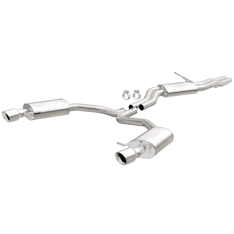 Magnaflow — MagnaFlow Sys C/B 12-15 Audi A6 / A7 3.0L V6 SS 2.5in Dual Split Rear Ext 4in Tips
Cat-Back - view 1