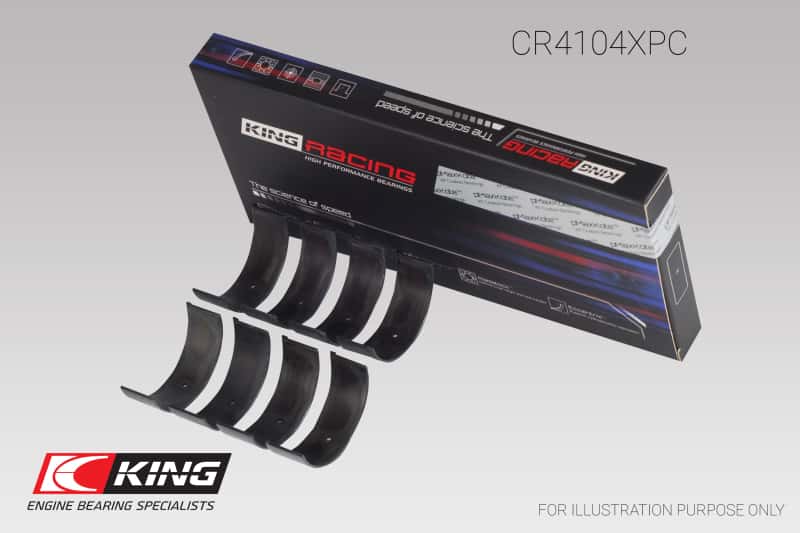 King Engine Bearings — King Engine Bearings Audi/VW 83-03 1.6L/1.8L/2.0L (Size .026) Performance Coated Rod Bearing Set - view 2