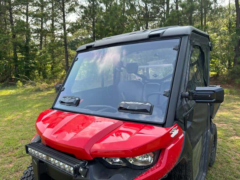 Seizmik — Seizmik 16-23 Can Am Defender HD5-HD10/MAX Tool-Less Windshield Vented HC - view 4