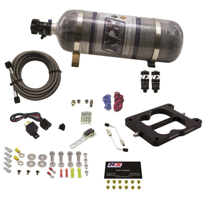 Nitrous Express — Nitrous Express Q-Jet/Holley Spread Bore Hitman Plus Nitrous Kit w/Composite Bottle
Injection System Kit
N2OSys - view 2