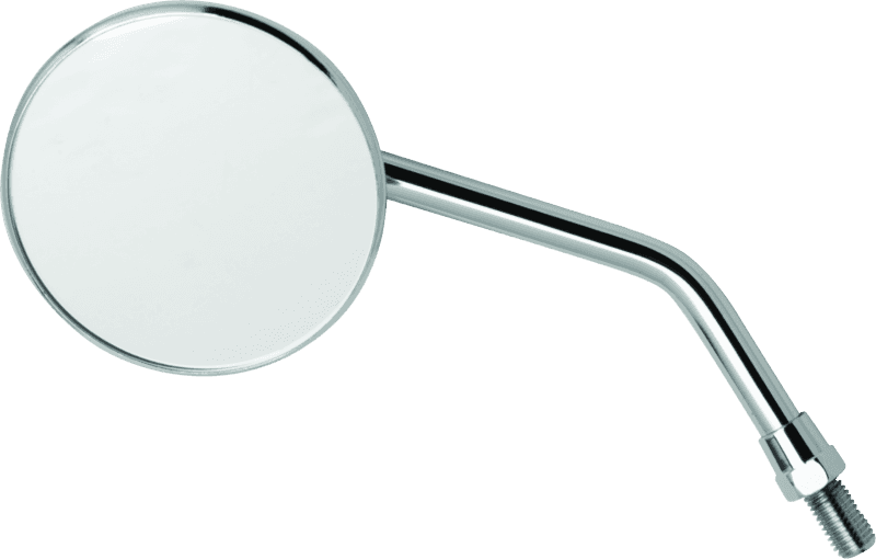 BikeMaster — BikeMaster 3in Adjustable Round Mirror 10mm - Each - Chrome - view 2
