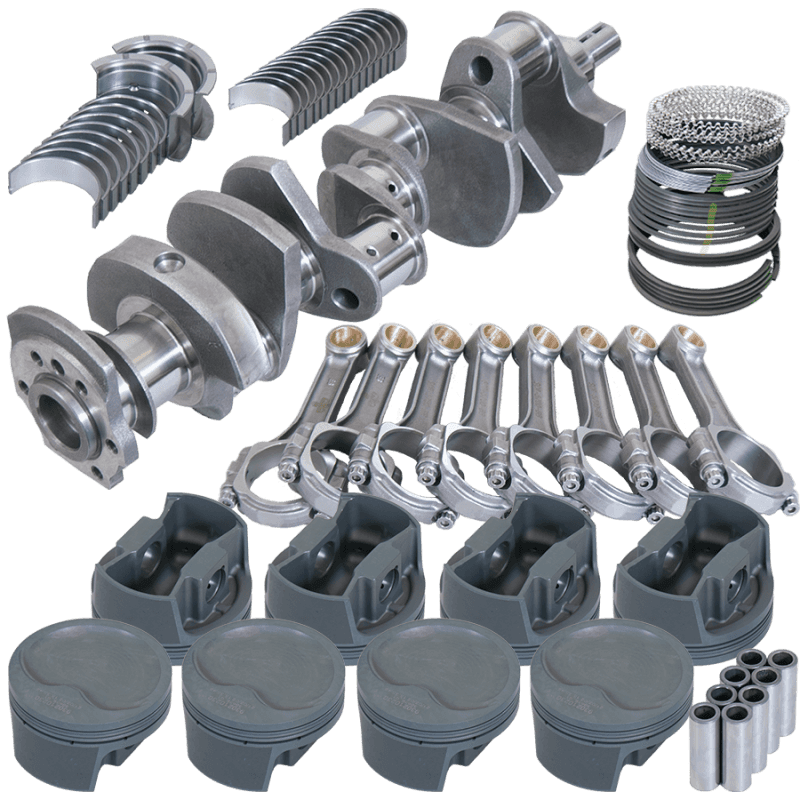 Eagle — Eagle Chevy 350 3.750in Crank 5.700in I-Beam Rods -16cc 4.060in Pistons Rotating Assembly
Street & Strip Assy - view 1