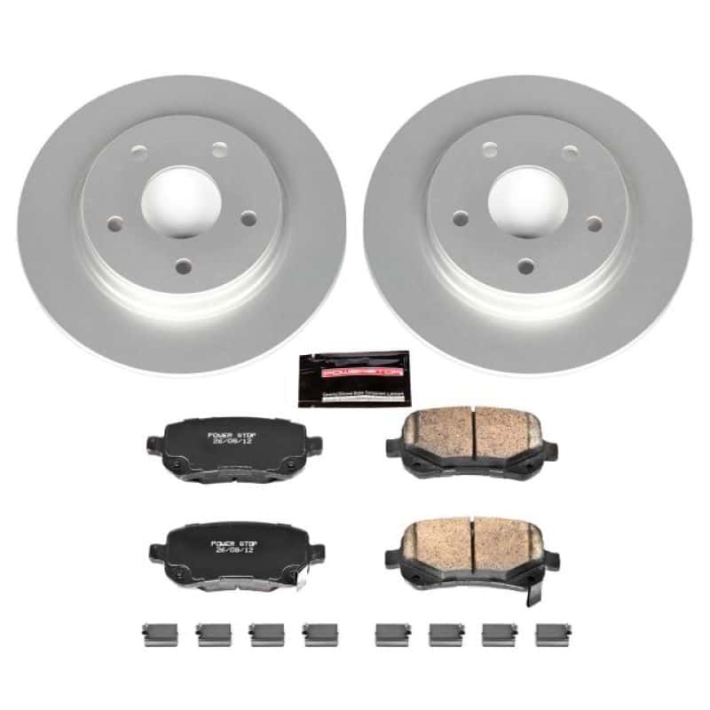 PowerStop — Power Stop 08-12 Chrysler Town & Country Rear Z17 Evolution Geomet Coated Brake Kit - view 1