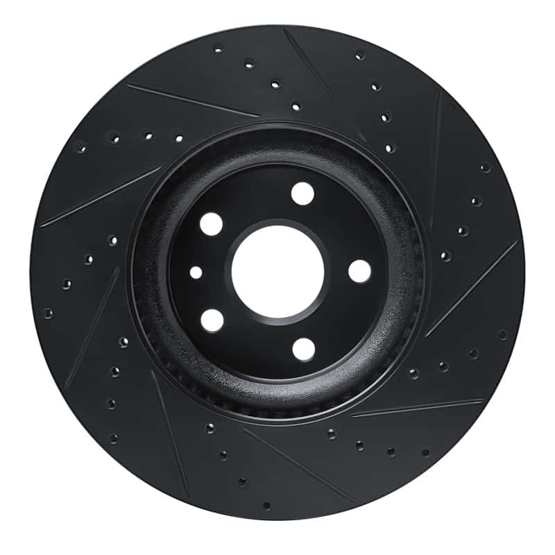 R1 Concepts — R1 13-19 Buick Regal Front Left Drilled & Slotted Black Brake Rotor
R1 Brake Rotor Drill - view 5