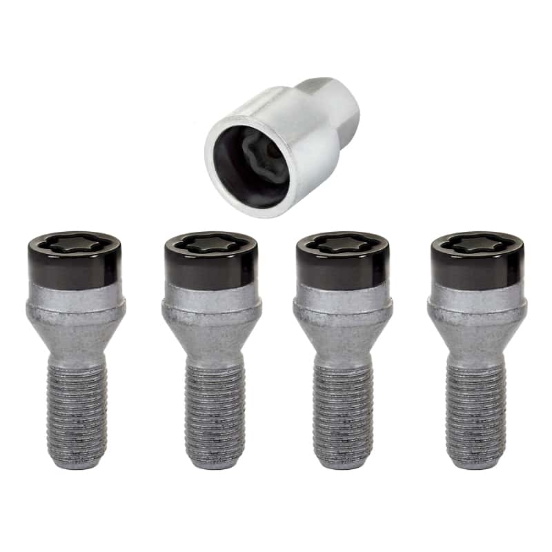 McGard — McGard Wheel Lock Bolt Set - 4pk. (Cone Seat) M14X1.25 / 17mm Hex / 27.3mm Shank Length - Black - view 5