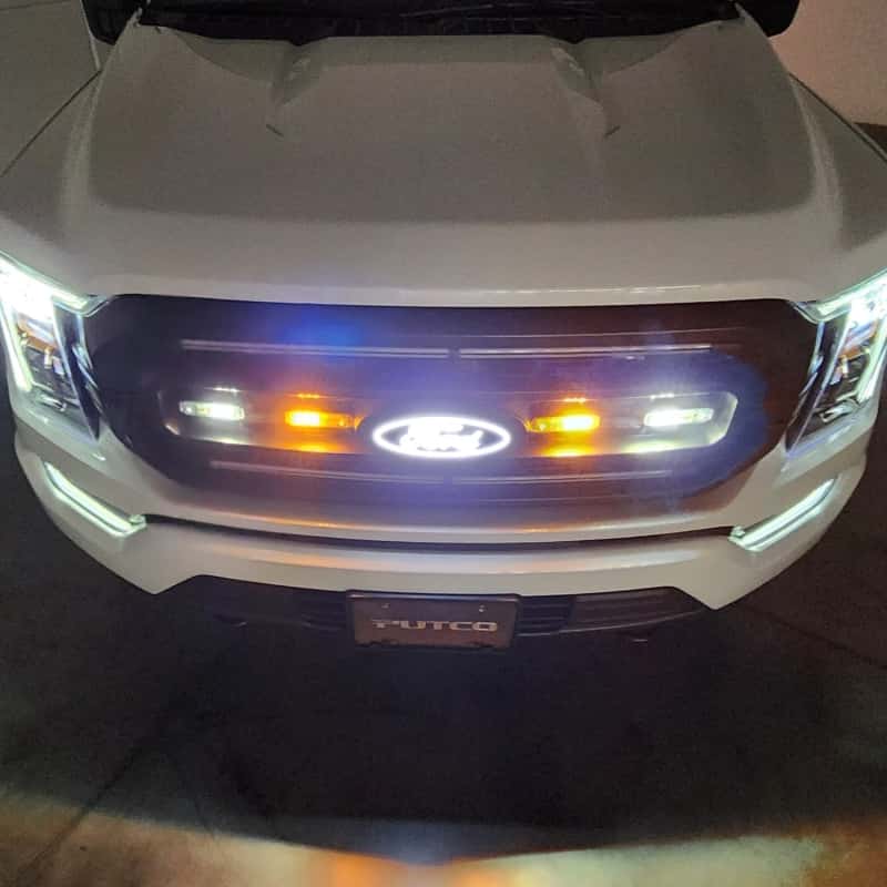 Putco — Putco Stinger Lighthead w/ Amber/White/Blue Strobe LED - 1 LED Light - view 4