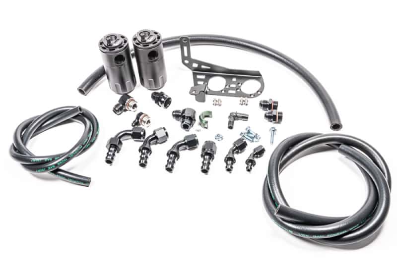 Radium Engineering — Radium Engineering Dual Catch Can Kit Gallardo LP Fluid Lock - view 1