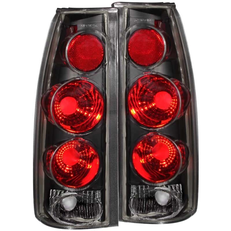 ANZO — ANZO 1999-2000 Cadillac Escalade Taillights Black 3D Style
TailLightSet - view 1