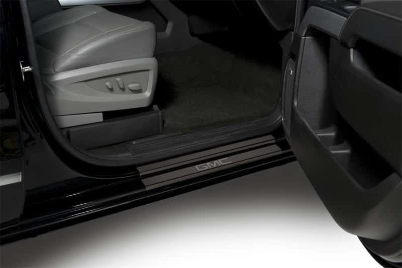 Putco — Putco 14-18 GMC Sierra LD - Regular Cab w/ GMC Etching (4pcs) Black Platinum Door Sills
DoorSillProtSet - view 1