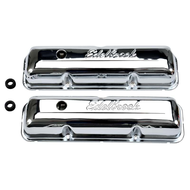 Edelbrock — Edelbrock Valve Cover Signature Series Ford 1958-1976 FE V8 Chrome
CHROME/PRO-FLO - view 2