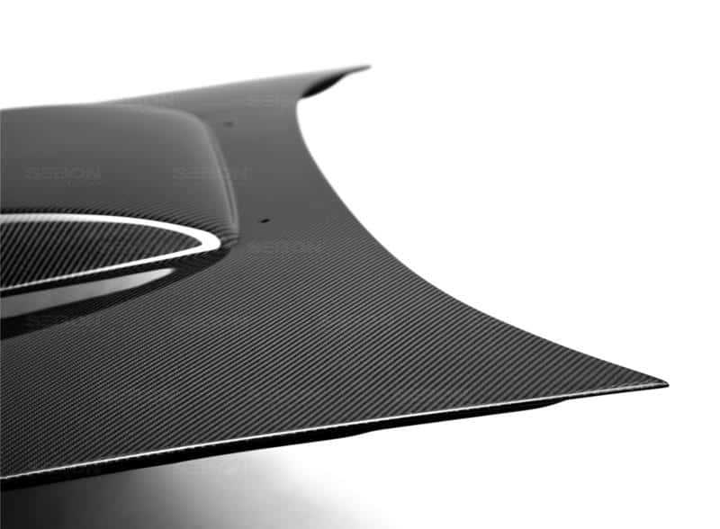 Seibon — Seibon 04-05 Subaru WRX/STi CWII Carbon Fiber Hood - view 11