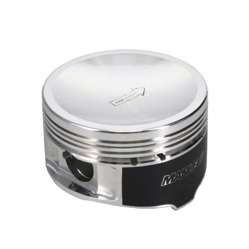 Manley Performance — Manley Ford 4.6L/5.4L (2/4V) 5.4L (3V) 18cc Dish Top Piston 3.528in Bore 1.220in CH (Single Piston)
Piston - view 1