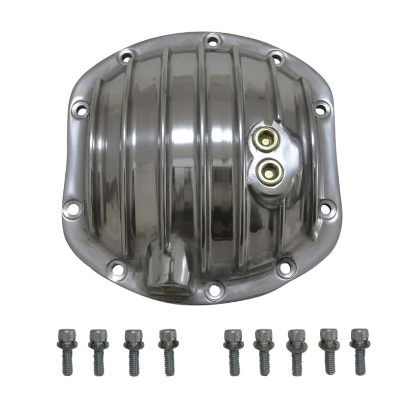 Yukon Gear & Axle — Yukon Gear Polished Aluminum Replacement Cover For Dana 30 Standard Rotation - view 3