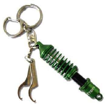 Tein — Tein Damper Keychain with Wrench - Green/Black - view 1