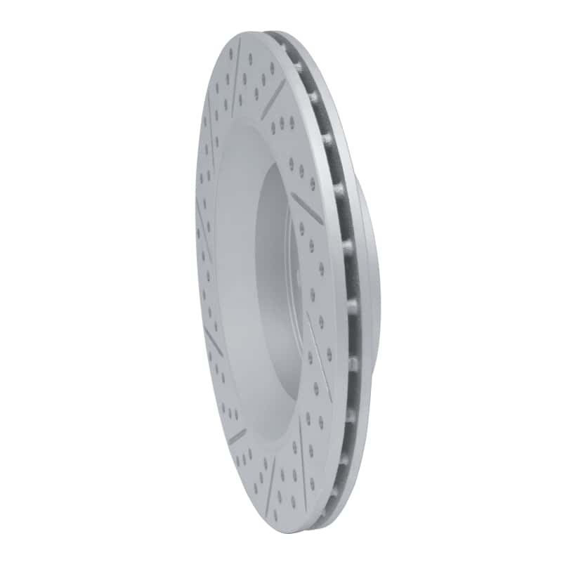 R1 Concepts — R1 17-24 Maserati Ghibli Rear Right Drilled & Slotted Geo-Carbon Rotor - view 4