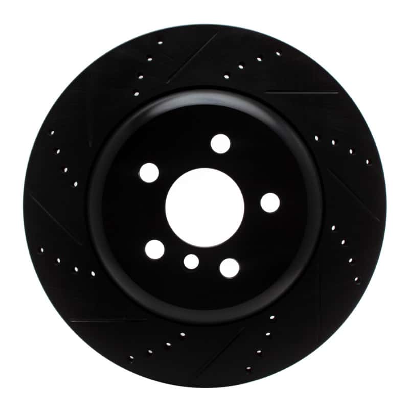 R1 Concepts — R1 17-25 BMW 430I Right Rear Drilled & Slotted Black Brake Rotor
R1 Brake Rotor Drill - view 1