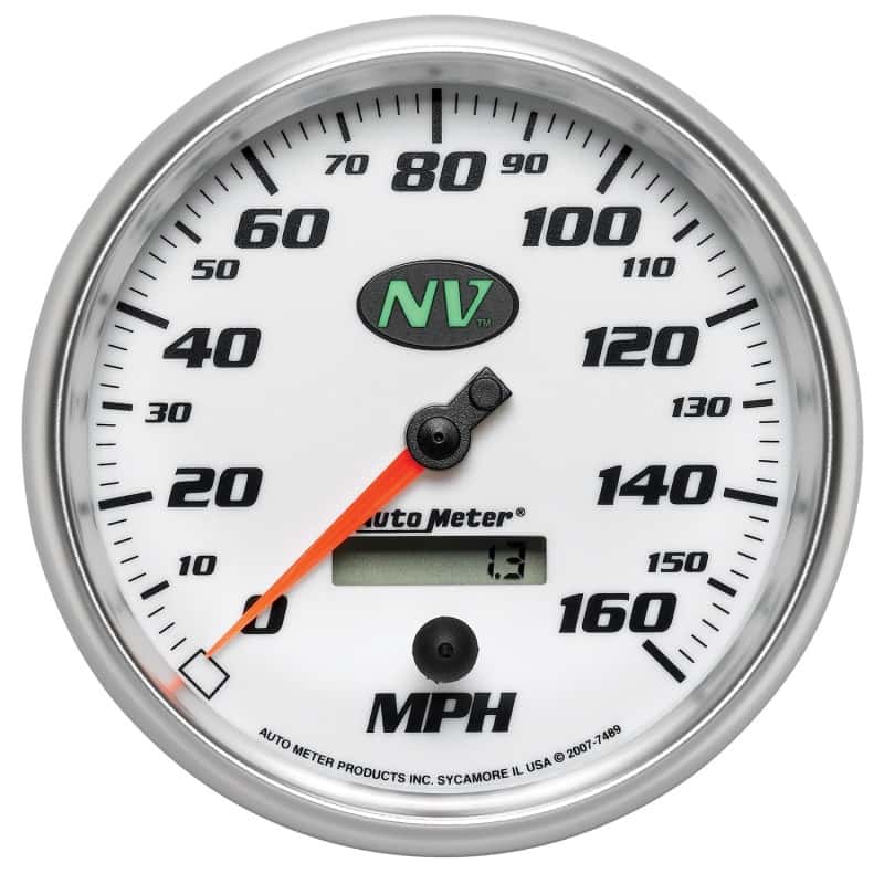 AutoMeter — AutoMeter Gauge Speedometer 5in. 160MPH Elec. Programmable NV
5" SPEEDO, 160 MPH, - view 1
