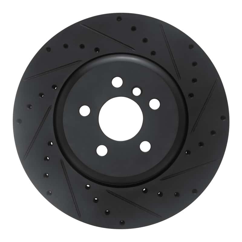 R1 Concepts — R1 17-25 BMW 330I Front Right Drilled & Slotted Black Brake Rotor
R1 Brake Rotor Drill - view 1