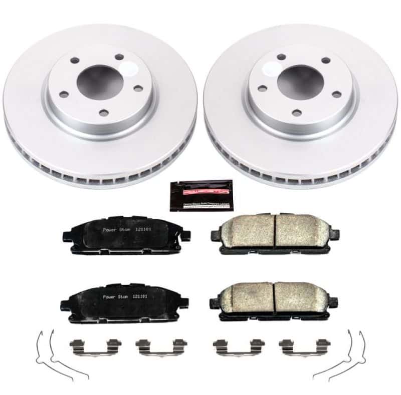 PowerStop — Power Stop 11-17 Nissan Quest Front Z17 Evolution Geomet Coated Brake Kit - view 1